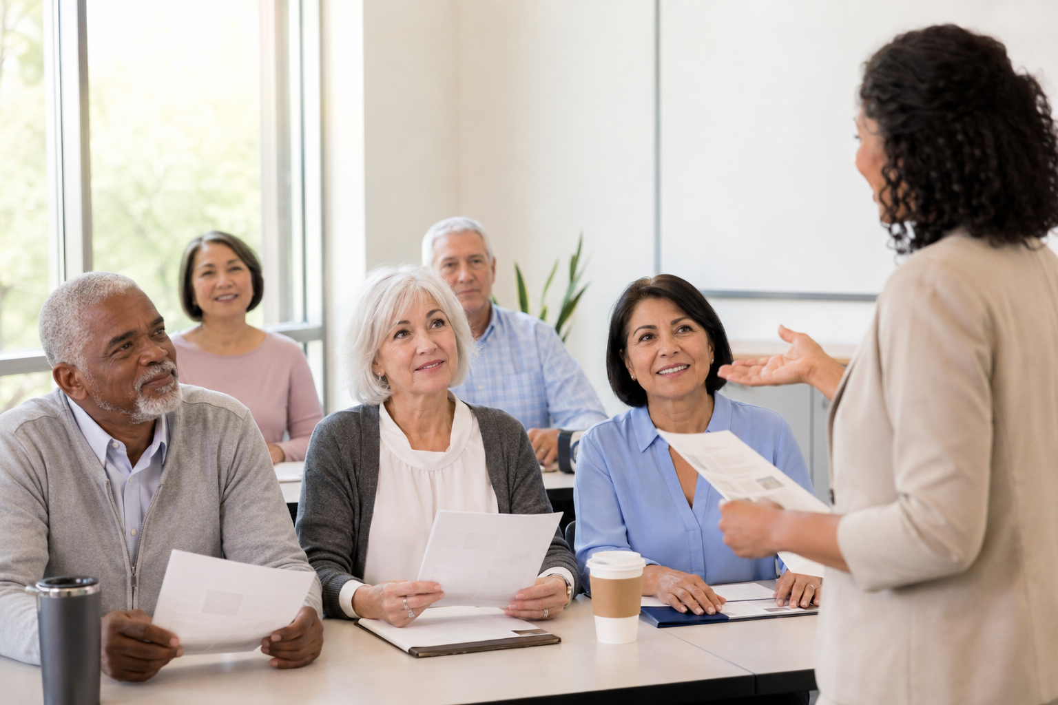 Medicare coverage educational event presentation
