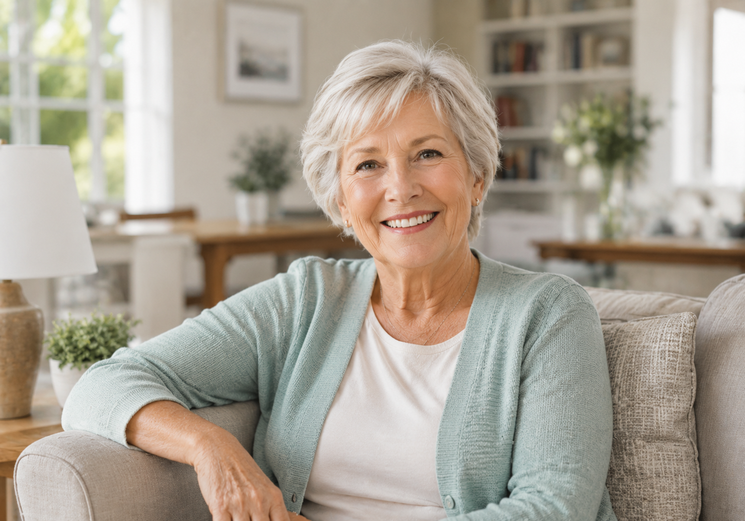 Older woman discussing Medicare Supplement plan coverage